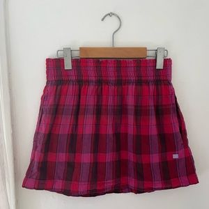 ACNE STUDIOS ISSY DEGRADE FLANNEL SKIRT